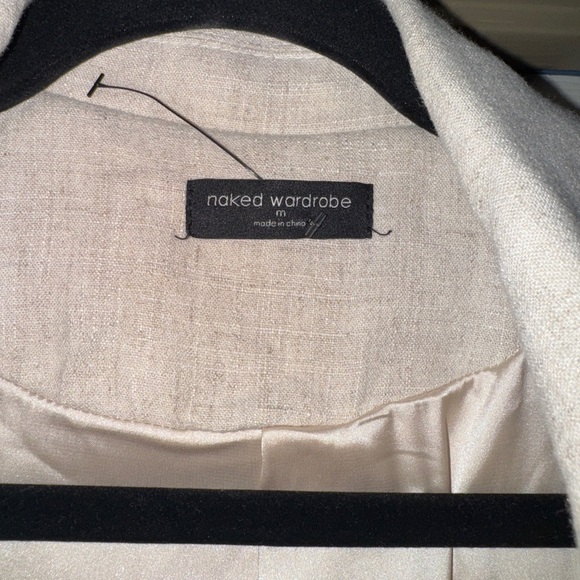 Naked Wardrobe linen blend “trench coat” - Picture 3 of 7